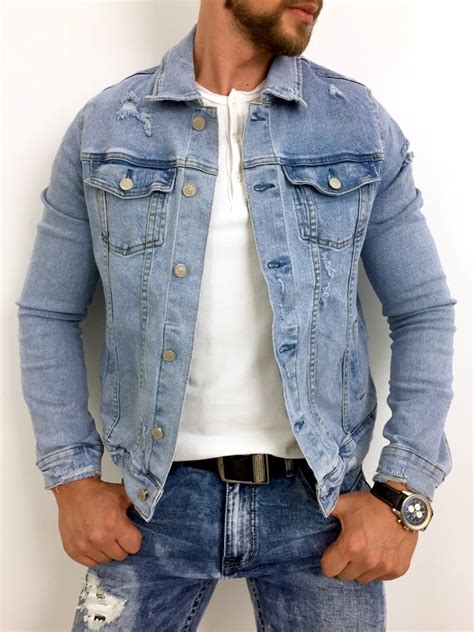 Kurtka M Ska Ak Jasny Jeans Mystiqbutik Pl