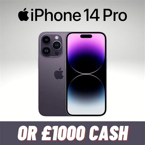 Apple IPhone 14 Pro 128GB Choice Of Colours OR 1000 Cash 10 Lucky