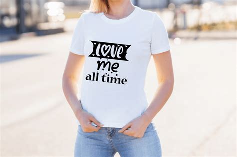 Love Me All Time Svg Design Graphic By Ujjal Mia · Creative Fabrica