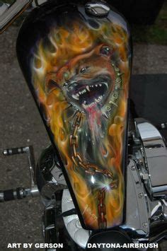 Motorcycle Airbrush Art By Henry Gerson Ideas Custom Airbrushing