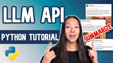 Using Llm Api In Python To Generate Summaries Python Ai Tutorial