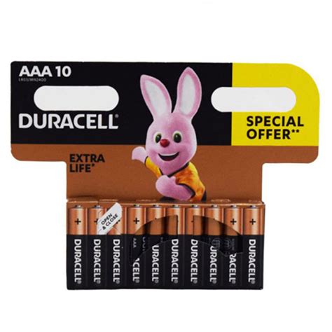 Pack 10x Piles Duracell Plus Power AAA A Bas Prix SpaceNet Tunisie