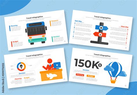 Travel Infographic Presentation Template Stock Template | Adobe Stock