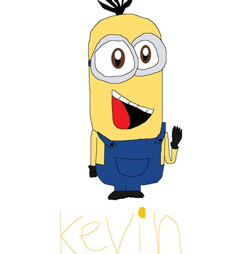 Kevin from Minions Drawing by iza200117 on DeviantArt