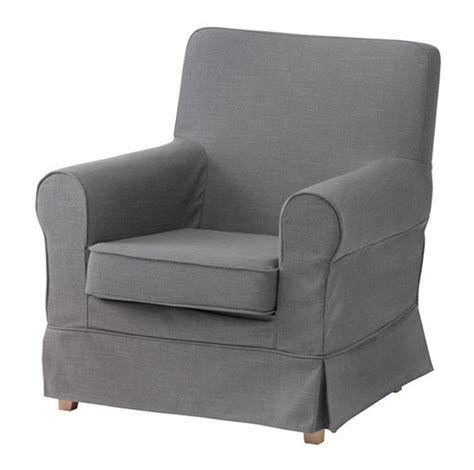 Ikea Ektorp Jennylund Armchair Slipcover Chair Cover Nordvalla Gray Grey