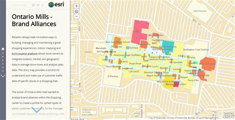 Ontario Mills Map