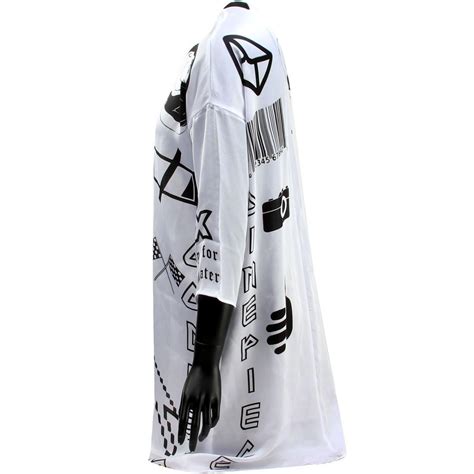 Dimepiece Women Verbage Symbol Kimono White