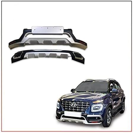 DriveStylish Aluminium Safety Rear Bumper Protector For Hyundai Venue