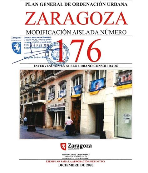 Modificaci N Aislada N Del Pgou De Zaragoza Para Regular De Forma