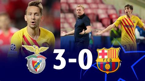 Benfica Vs Barcelona Champions League Group Stage Match