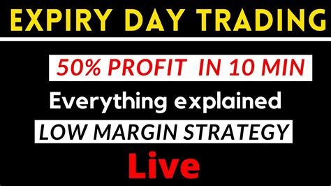 Expiry Day Live Trading Safest Expiry Day Strategy Expiry Day