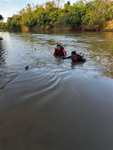 Corpo de adolescente é encontrado pelos Bombeiros no Rio Sapucaí Mirim