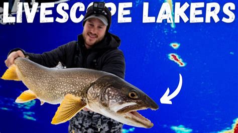 Ice Fishing Lake Trout With The LiveScope Plus LVS34 YouTube