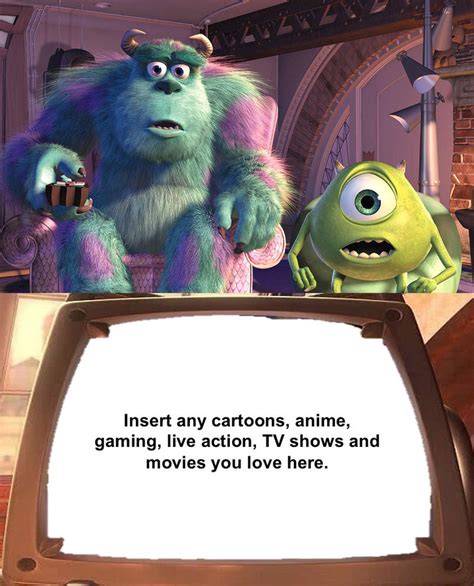 Mike And Sulley See Blank Meme By Darkmoonanimation On Deviantart