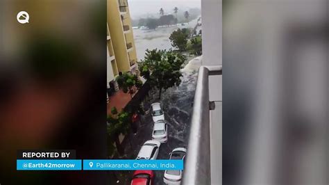 Cyclone Michaung Wreaks Havoc In Chennai India Video Dailymotion