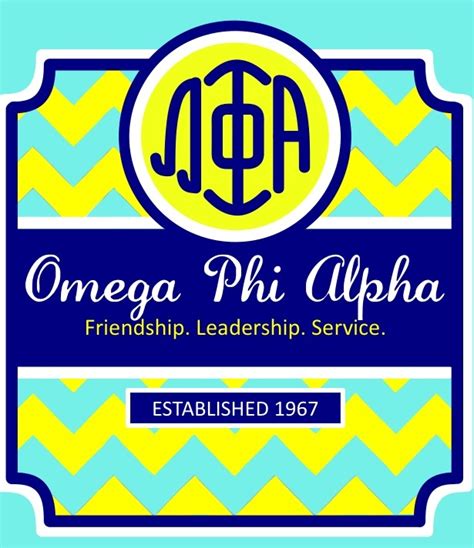 Omega Phi Alpha I Love That Monogram Alpha Phi Omega Sorority Life Sorority Things