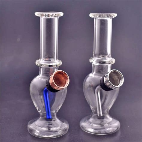 2021 Pocket Mini Glass Bongs DAB RIGS Hookah Detachable Blunt Bubbler