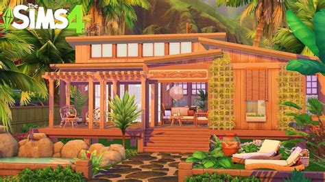 Tropical Rental Bungalow 🌴⛱️ The Sims 4 Speed Build Youtube