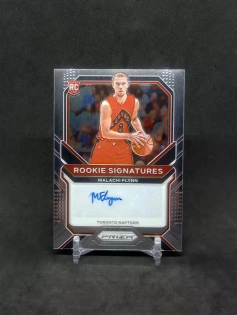 Panini Prizm Recrue Signature Malachi Flynn Voiture Rs Mfl