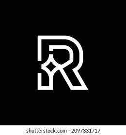 Letter R Initial Monogram Logo Icon Stock Vector Royalty Free