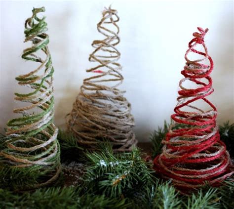 Weihnachtsbaum Aus Garn Einfach Basteln DekoKing DIY