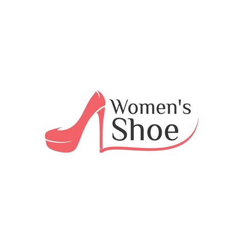 High Heels Icon In Flat Logo Design Fashion Emblem Women Shoe