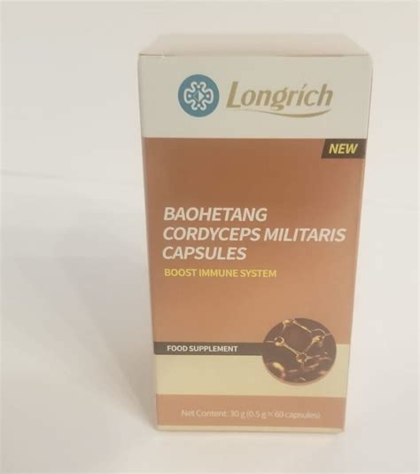 Longrich Cordyceps Militaris 60 Capsules Rosy Health Fashion