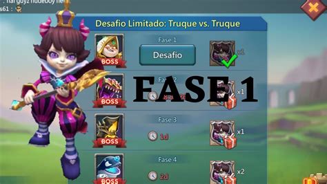 Lords Mobile Desafio Limitado Fase 1 no Automático YouTube