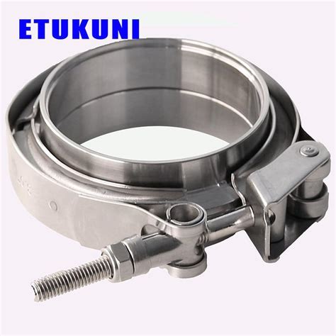 Factory Manufactured 304 Stainless Steel V Band Clamps With Flanges For