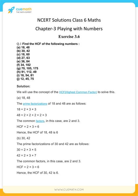 Ncert Solutions Class 6 Maths Chapter 3 Playing With Numbers Access