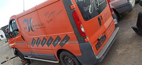 RENAULT TRAFIC II FL Box Van Cargo 2001 03 Mecanism