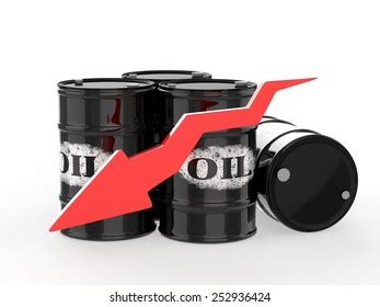 Oil Barrels Red Arrow Stock Illustration 277059152 Shutterstock