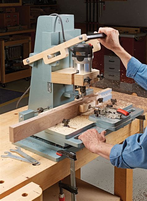 Router Mortising Machine Woodworking Project Woodsmith Plans