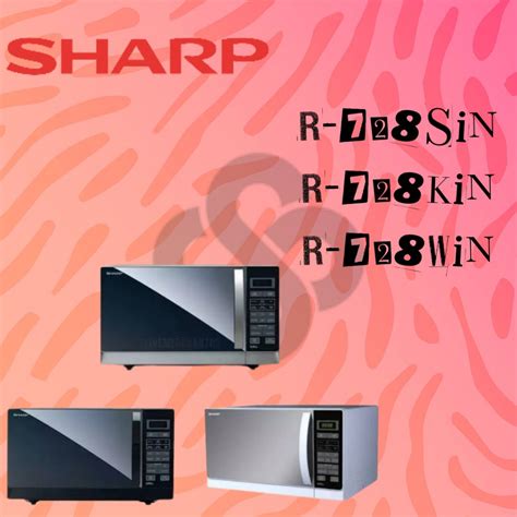 Jual Sharp Microwave Oven R 728 25 Liter Shopee Indonesia