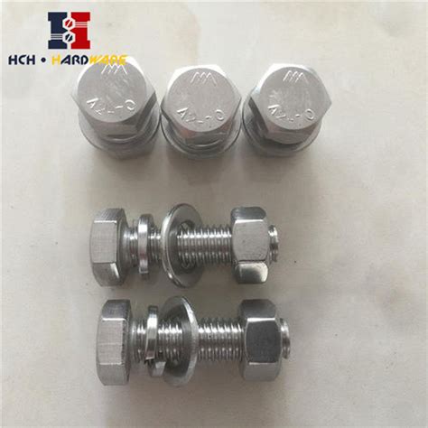 Hot Dip Galvanized Stainless Steel Hex Head Bolt And Nut China Hex