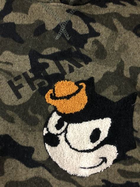 Cartoon Network Felix the cat camo hoodies | Grailed