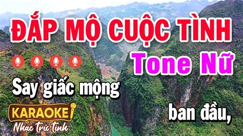 KARAOKE ĐẮP MỘ CUỘC TÌNH TONE NỮ Style Rumba Pro TH 5 Karaoke Nhạc