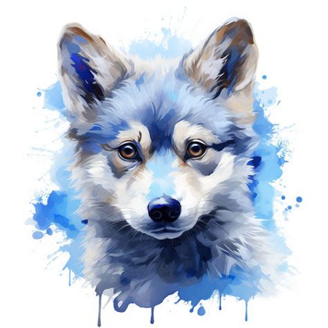 Bluey Clipart in Oil Painting Style: 4K Vector Clipart – IMAGELLA