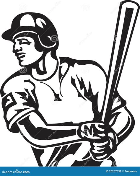 Baseball Batter Silhouette Royalty-Free Stock Image | CartoonDealer.com ...