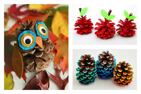 28 Crafts With Pine Cones Krislachlan