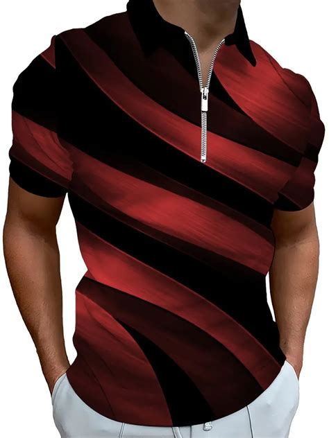 Plus Size Mens Contrast Color Pattern Graphic Print Golf Temu Portugal