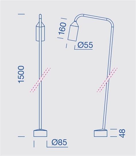 FLAMINGO 街灯 by Platek 设计师sara moroni Garden lamp post Floor lamp Lamp