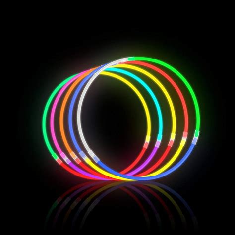 10 Inch Glow Stick Bracelets 5 Color Mix