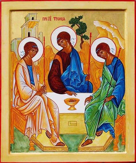 Rublevs Icon Of The Trinity Livingtheword