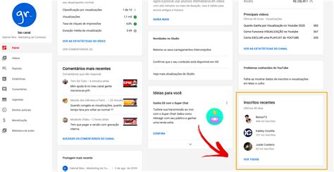 Ver Os Inscritos Do Youtube Celular Pc Gabriel Reis