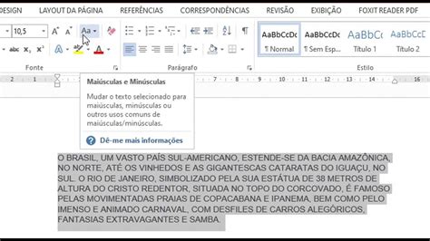 Como Mudar Letras Mai Sculas Para Min Sculas Youtube