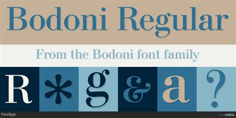 Bodoni Font