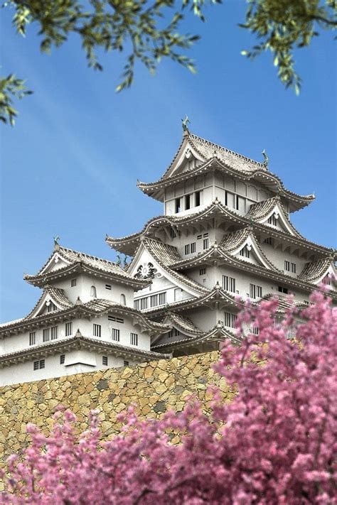 Japanese Style Castle Exterior Scene 001 - 3dshopfree