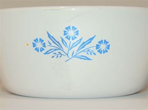 Vintage Corningware Blue Cornflower Petite Dish P B Round Pint