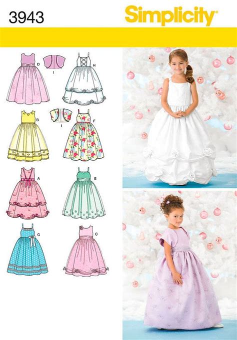 Princess Dress Gowns Patterns Simplicity By Cutiepiecraftsupply 500